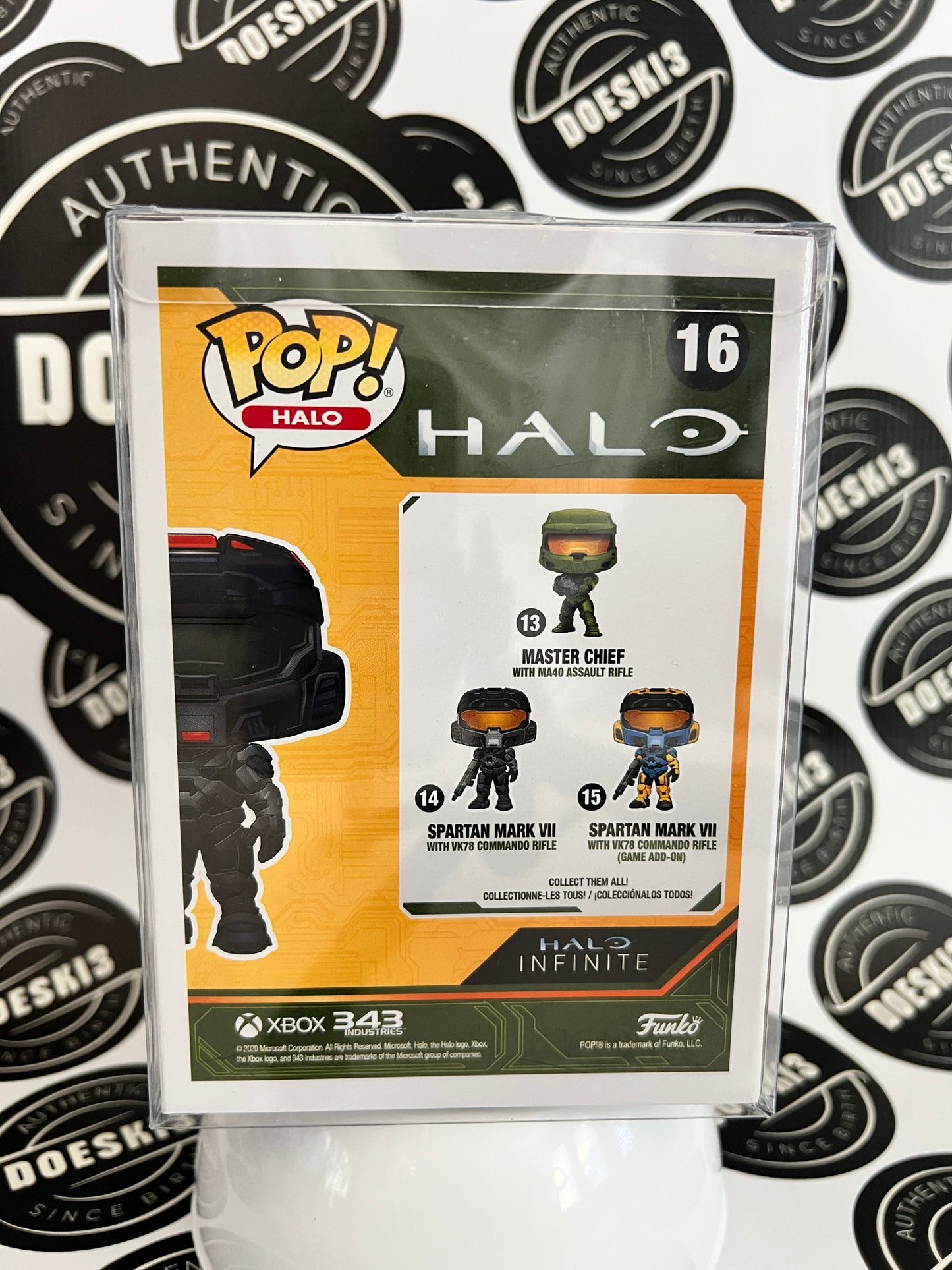 Funko Pop! Halo  Spartan Mark VII with Shock Rifle #16  (GameStop Exclusive)