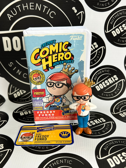 Funko Rewind Freddy's Comic Hero Adventures Freddy Funko Common Summer Convention Sticker