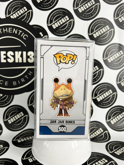 Funko Pop! Star Wars Jar Jar Binks #500 (GameStop Exclusive) W/Protector