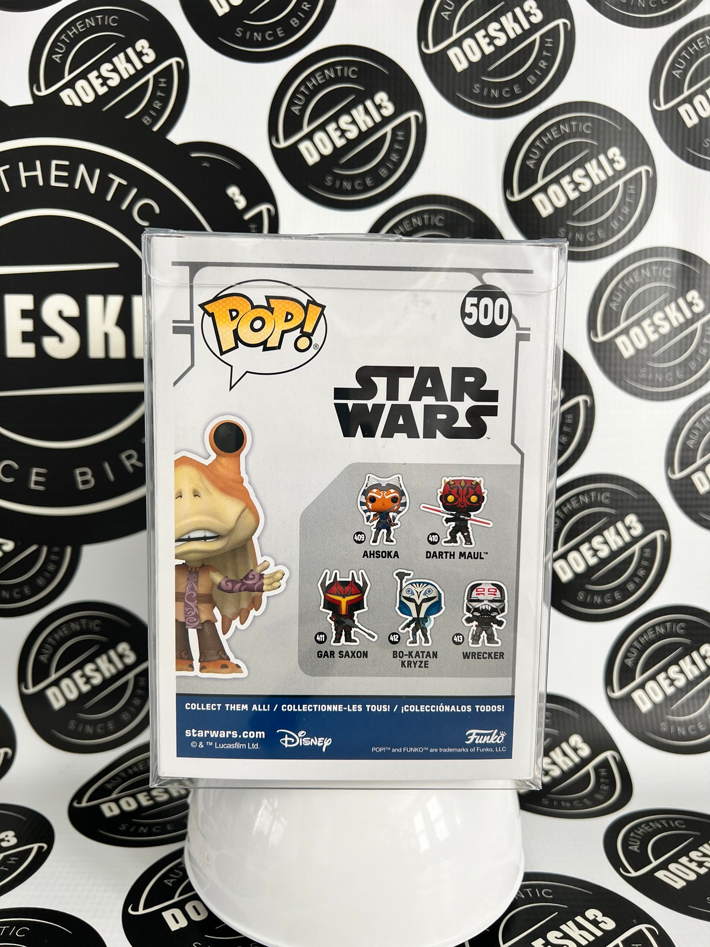 Funko Pop! Star Wars Jar Jar Binks #500 (GameStop Exclusive) W/Protector