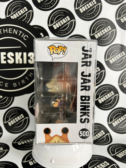 Funko Pop! Star Wars Jar Jar Binks #500 (GameStop Exclusive) W/Protector