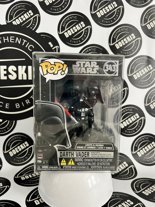 Funko Pop! Star Wars #343 - DARTH VADER Lights & Sound W/Protector