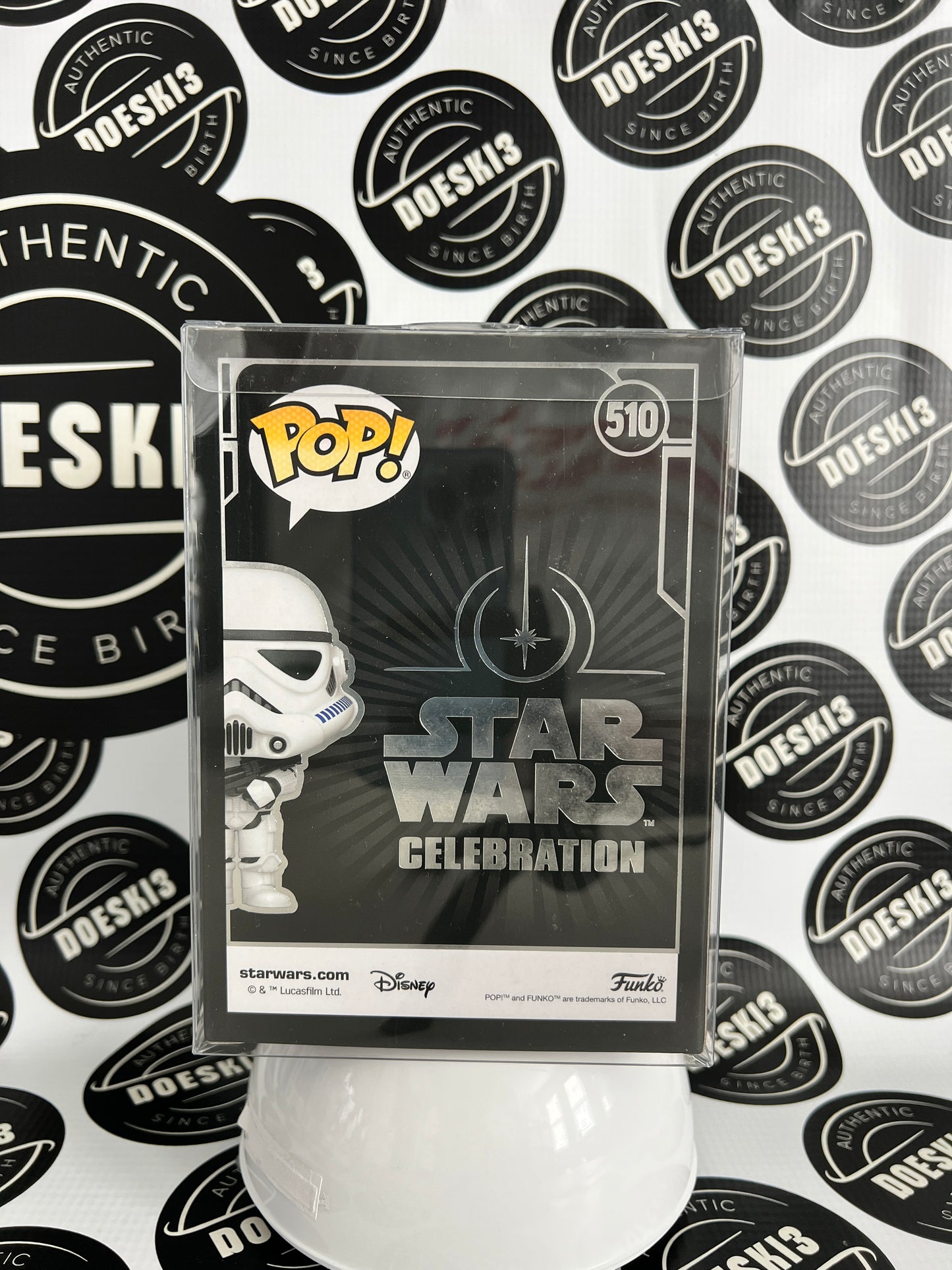 Funko Pop! Star Wars: STORMTROOPER #510 Galactic Convention 2022 Exclusive W/Protector