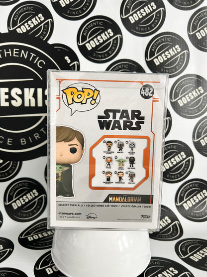 Funko Pop! Star Wars Luke Skywalker with Grogu #482  W/Protector