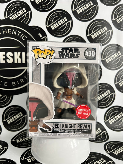 Funko Pop! Star Wars Jedi Knight Revan #430 Gamestop Exclusive W/Protector