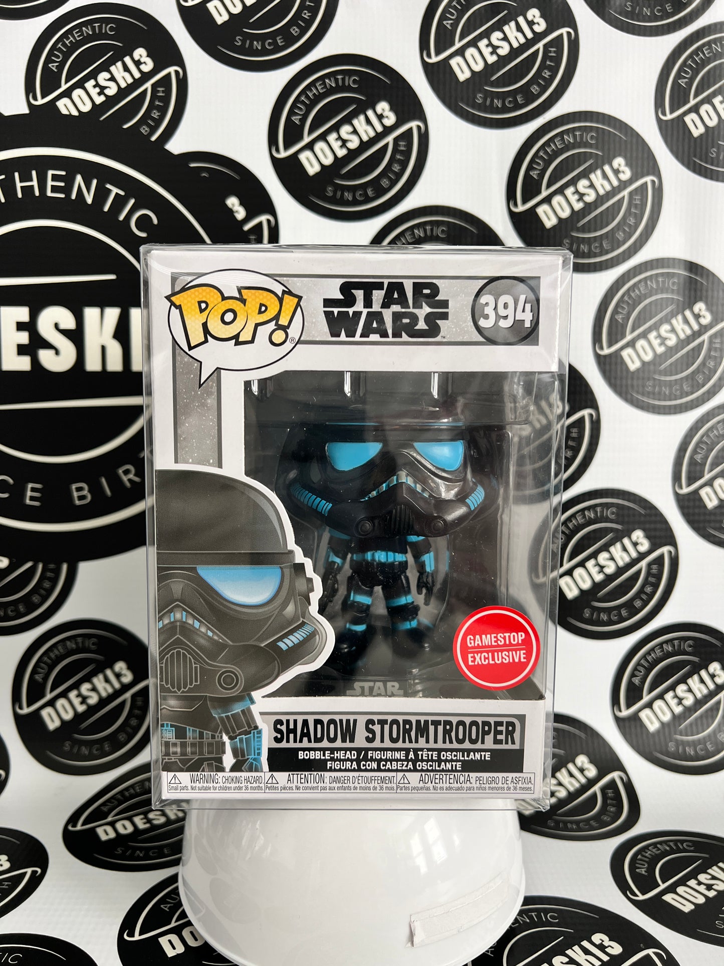 Funko Pop! Star Wars - Shadow StormTrooper #394 - GameStop (Exclusive) W/Protector