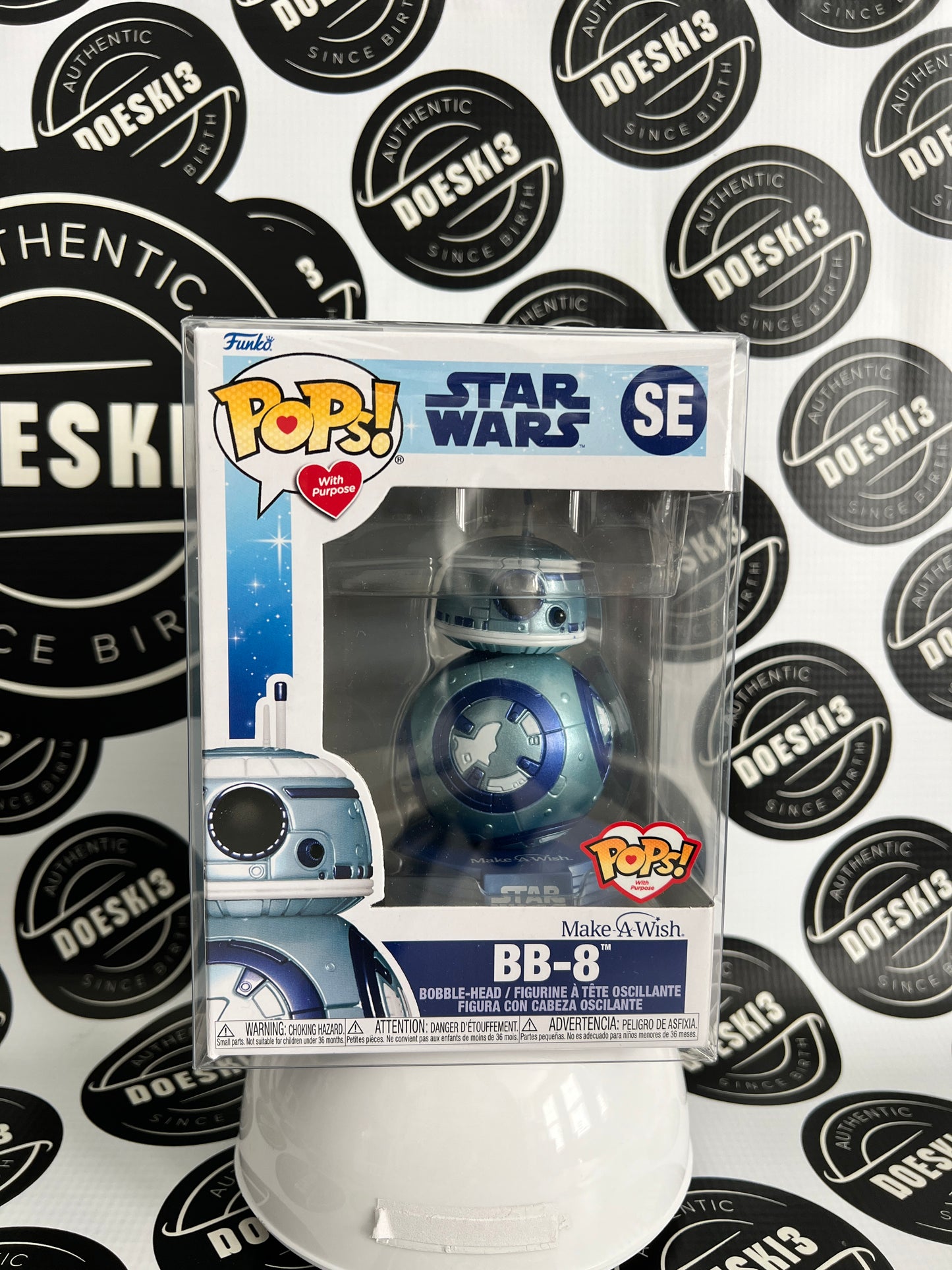 Funko Pop! BB-8 #SE Star Wars with Purpose Make A Wish W/Protector