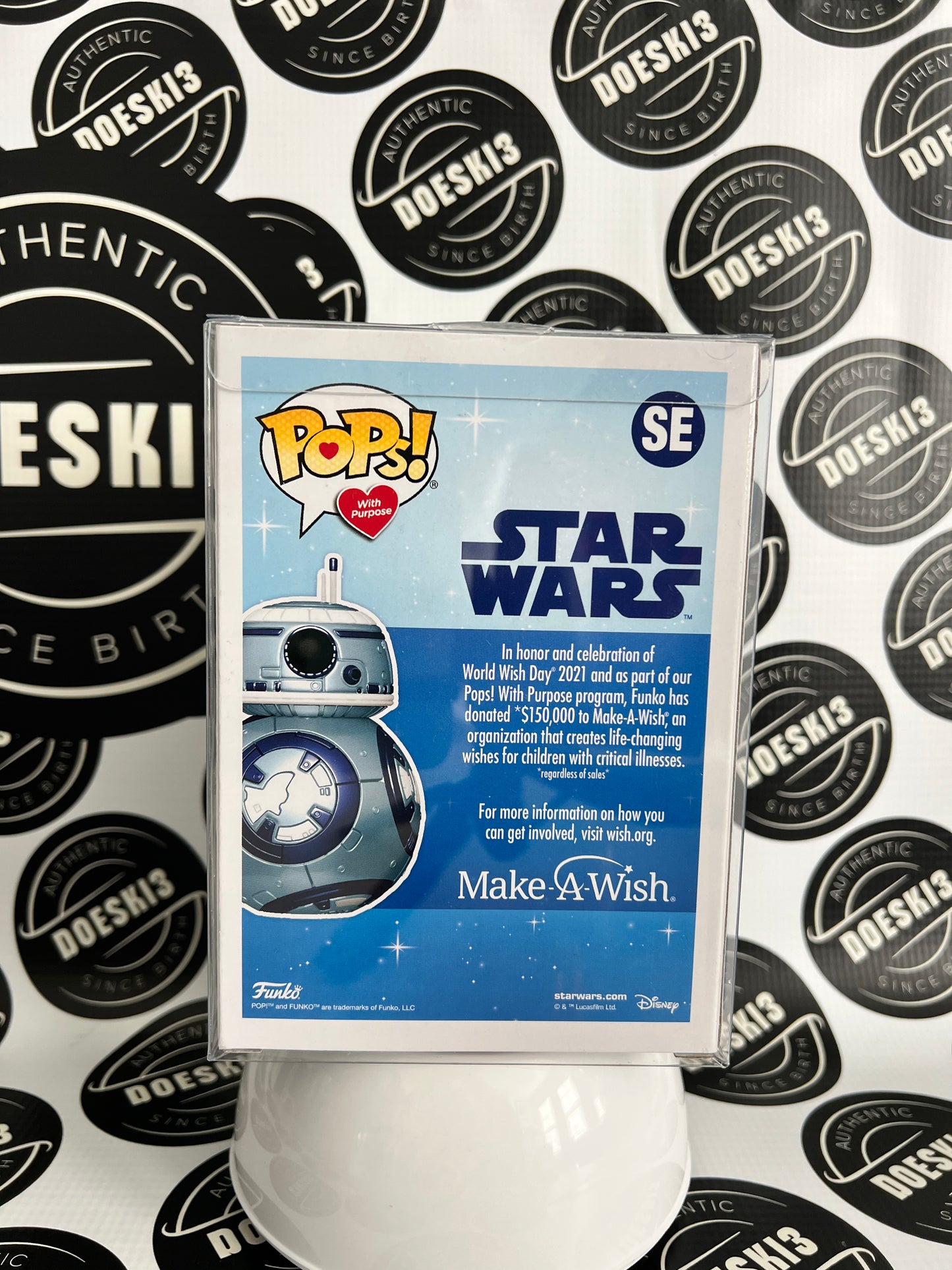 Funko Pop! BB-8 #SE Star Wars with Purpose Make A Wish W/Protector