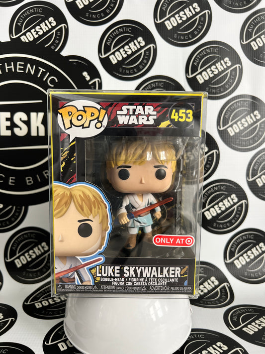 Funko Pop! Luke Skywalker #453 Star Wars (Target Exclusive) W/Protector