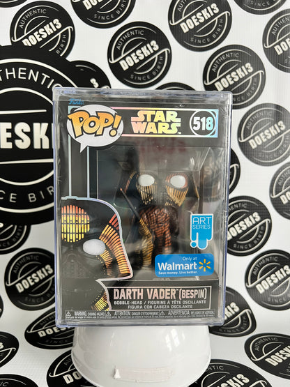 FUNKO POP! ART SERIES : STAR WARS DARTH VADER (BESPIN) #518 WALMART EXCLUSIVE W/Protector