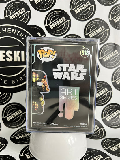 FUNKO POP! ART SERIES : STAR WARS DARTH VADER (BESPIN) #518 WALMART EXCLUSIVE W/Protector