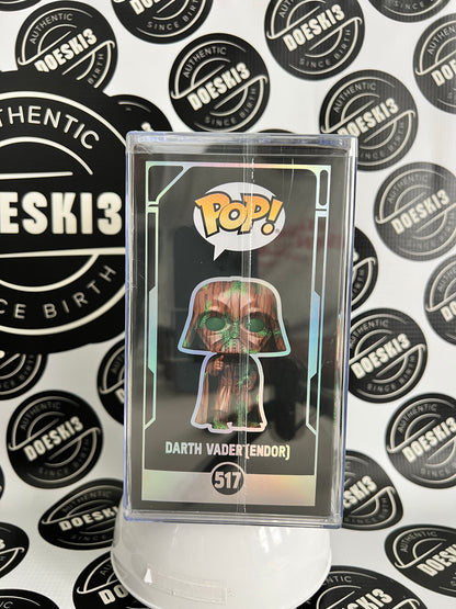 FUNKO POP! ART SERIES : STAR WARS DARTH VADER (Endor) #517 WALMART EXCLUSIVE W/Protector