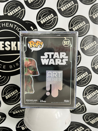 FUNKO POP! ART SERIES : STAR WARS DARTH VADER (Endor) #517 WALMART EXCLUSIVE W/Protector