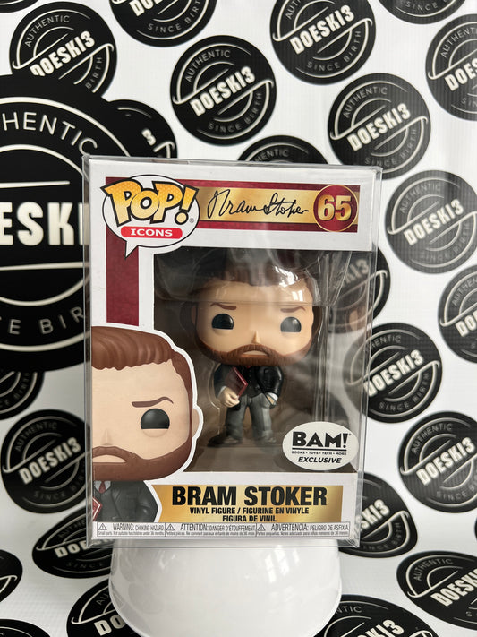 Funko Pop! Icons Bram Stoker #65 Bam! Exclusive W/Protector