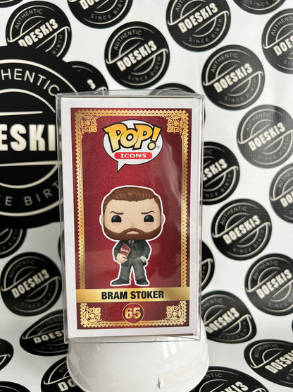 Funko Pop! Icons Bram Stoker #65 Bam! Exclusive W/Protector