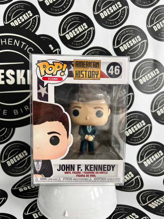 Funko Pop! American History: Presidents - John F. Kennedy JFK #46 W/Protector