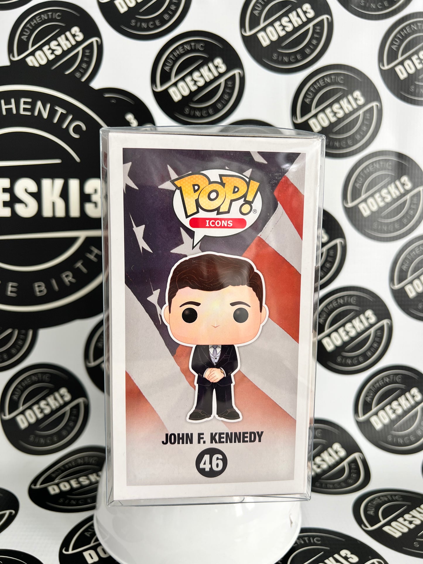 Funko Pop! American History: Presidents - John F. Kennedy JFK #46 W/Protector