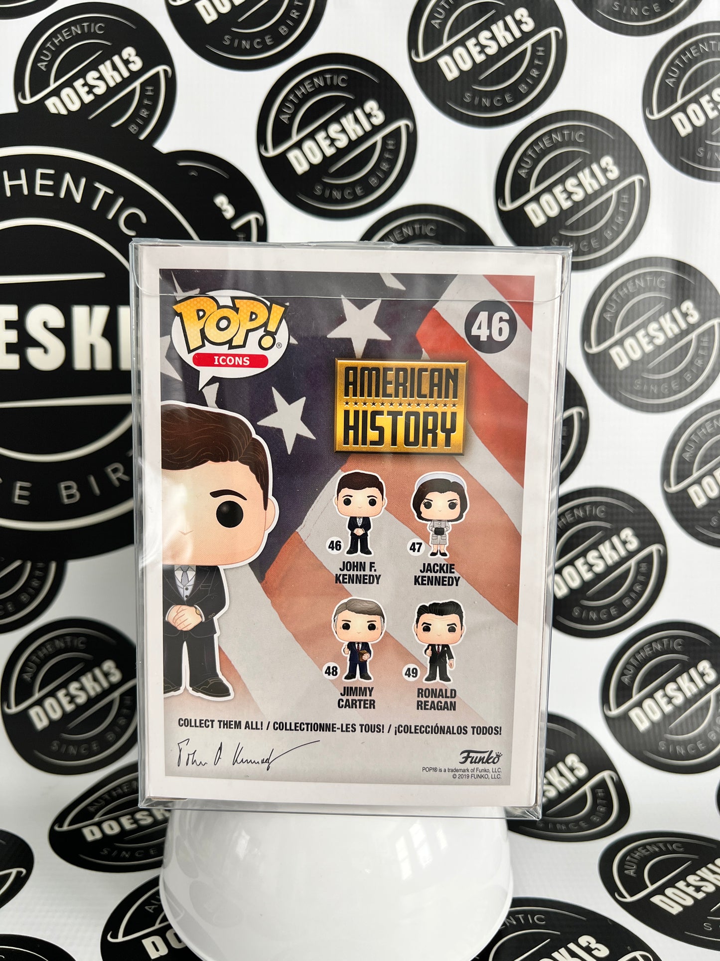 Funko Pop! American History: Presidents - John F. Kennedy JFK #46 W/Protector