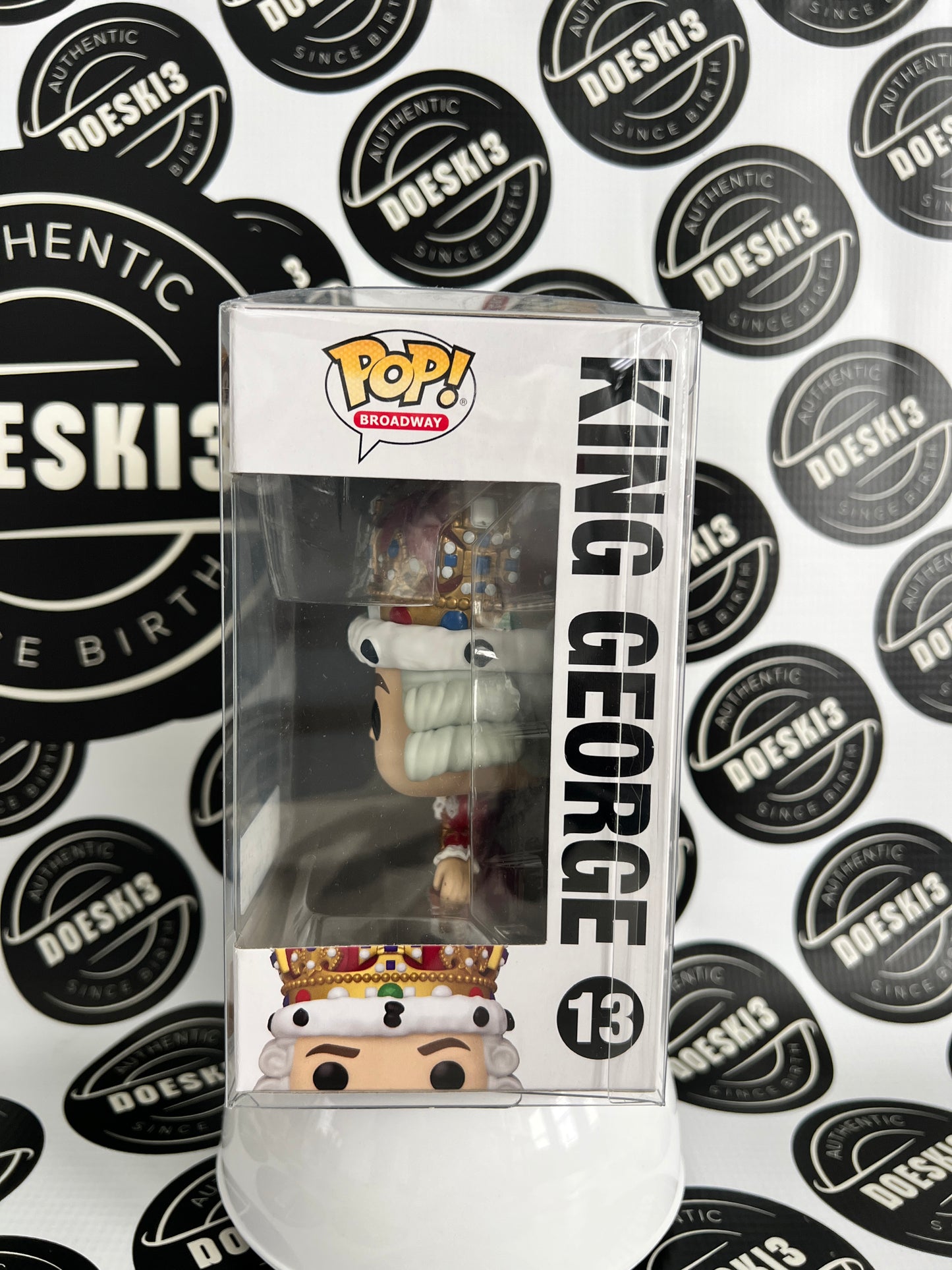 Funko Pop! Broadway Hamilton King George - #13 Walmart Exclusive W/Protector