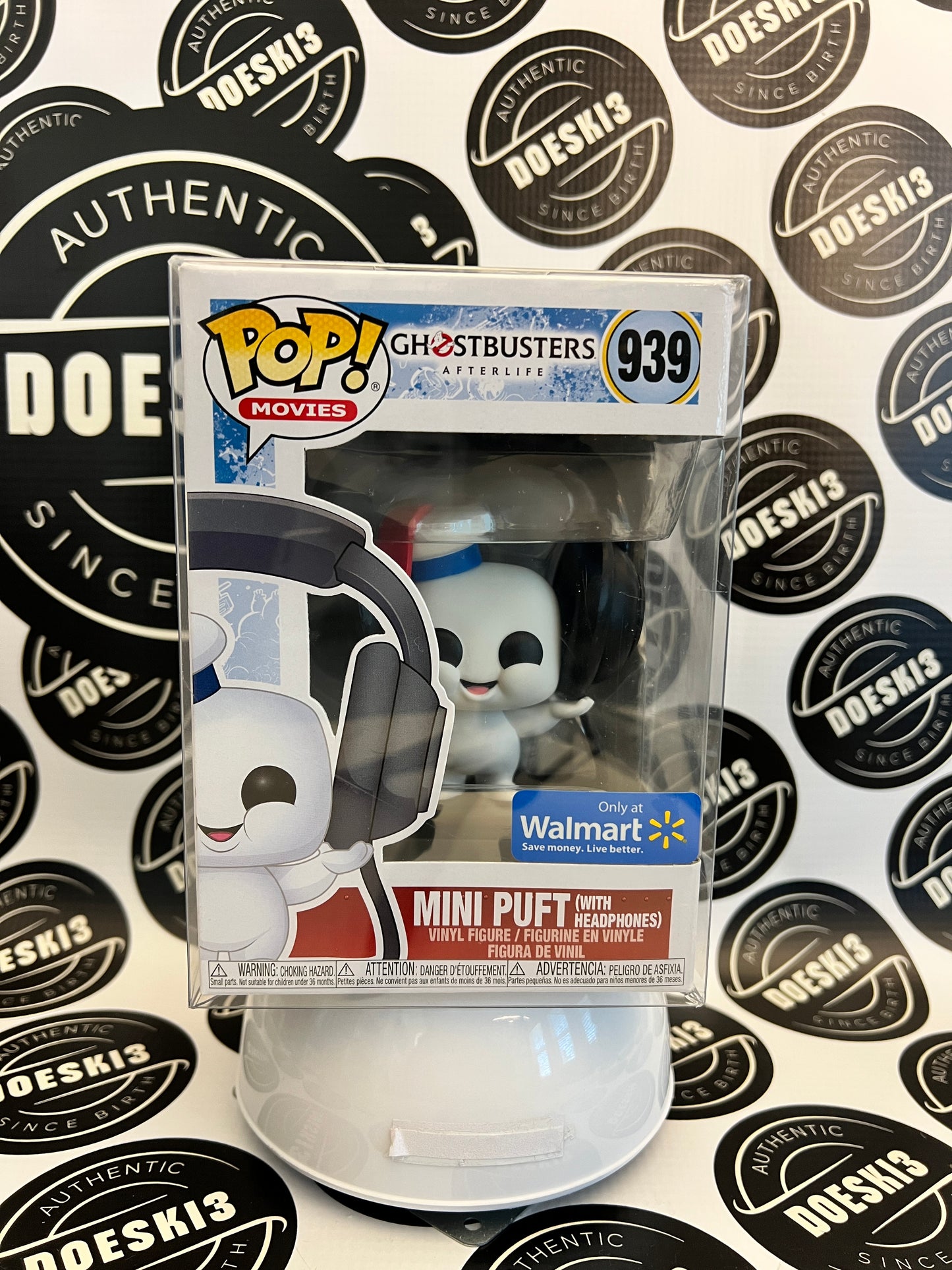 Funko Pop! Ghostbusters - Mini Puft #939 (With Headphones) - Walmart Exclusive W/Protector