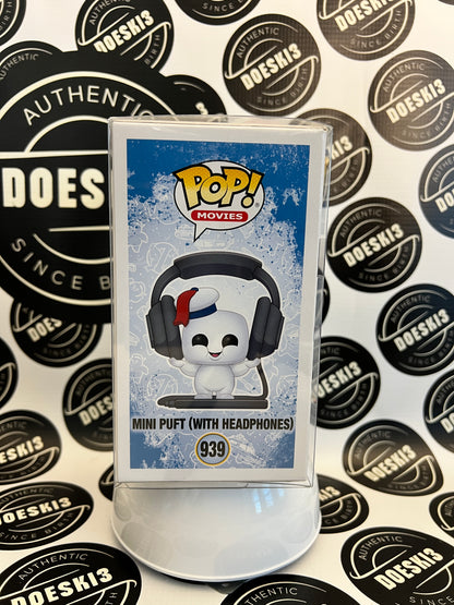 Funko Pop! Ghostbusters - Mini Puft #939 (With Headphones) - Walmart Exclusive W/Protector