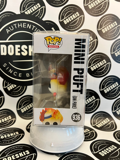 Funko Pop! Movies Ghostbusters Afterlife Mini Puft #936 (On Fire) W/Protector