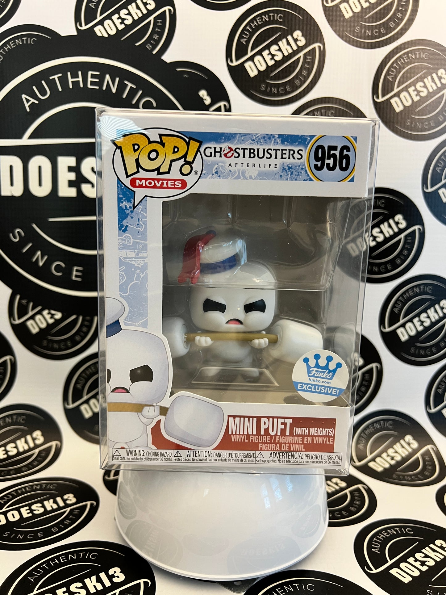 Funko Pop!Ghostbusters Mini Puft #956 (With Weights) (Funko Exclusive)  W/Protector