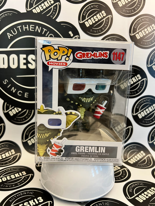 Funko Pop! Movies Gremlins Gizmo with 3D Glasses #1146 W/Protector