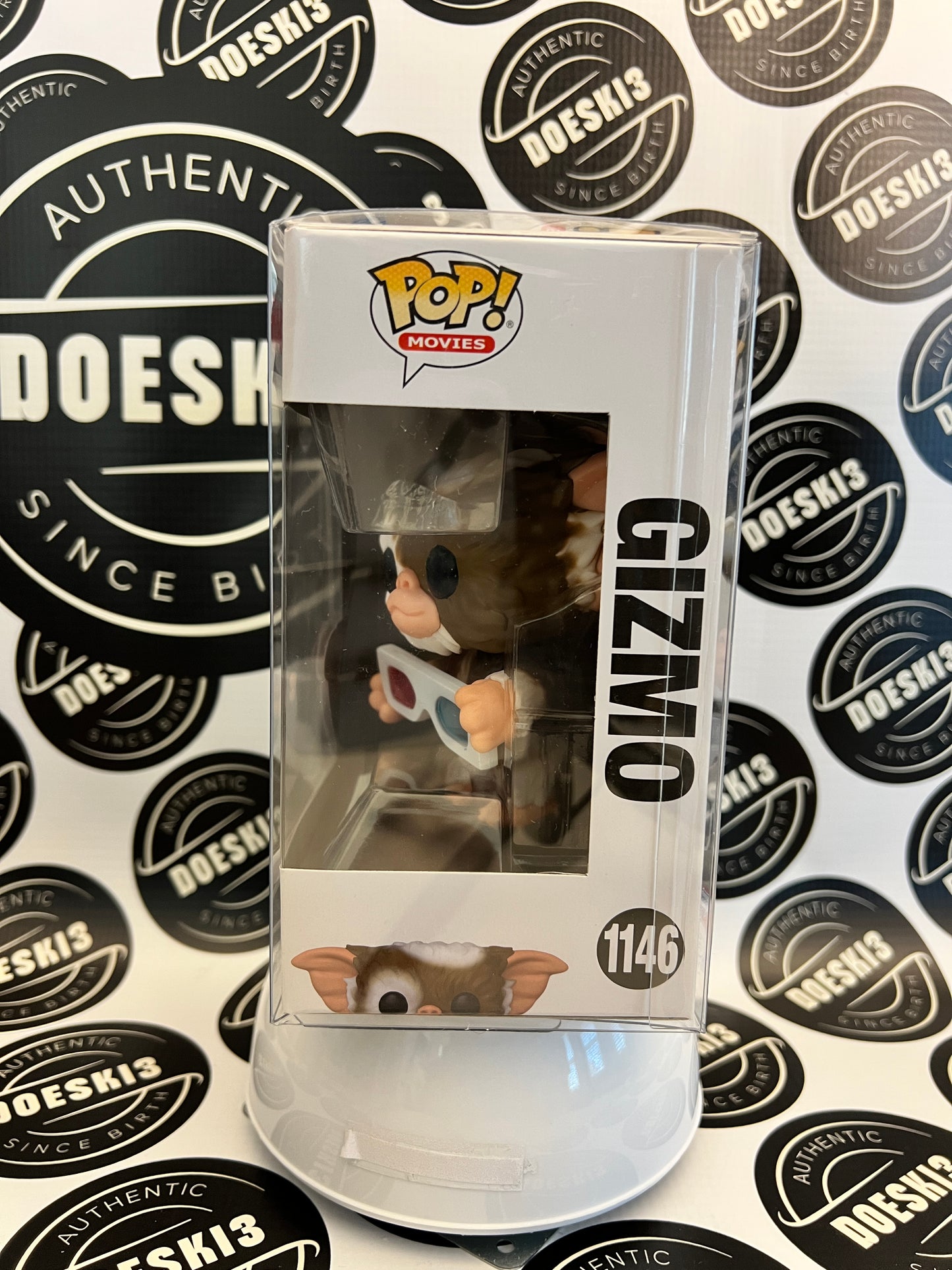 Funko Pop! Movies Gremlins Gizmo with 3D Glasses #1146 W/Protector