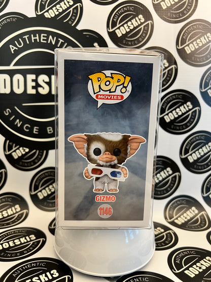 Funko Pop! Movies Gremlins Gizmo with 3D Glasses #1146 W/Protector