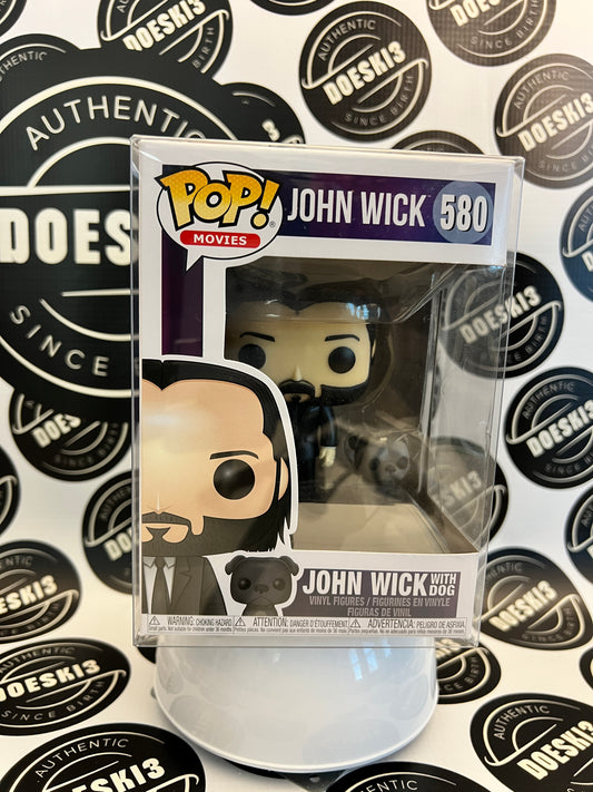 Funko POP! Movies John Wick #580 John Wick with Dog W/Protector