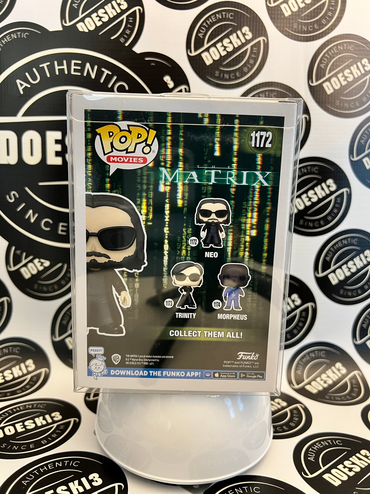 Funko Pop! The Matrix Neo #1172 W/Protector