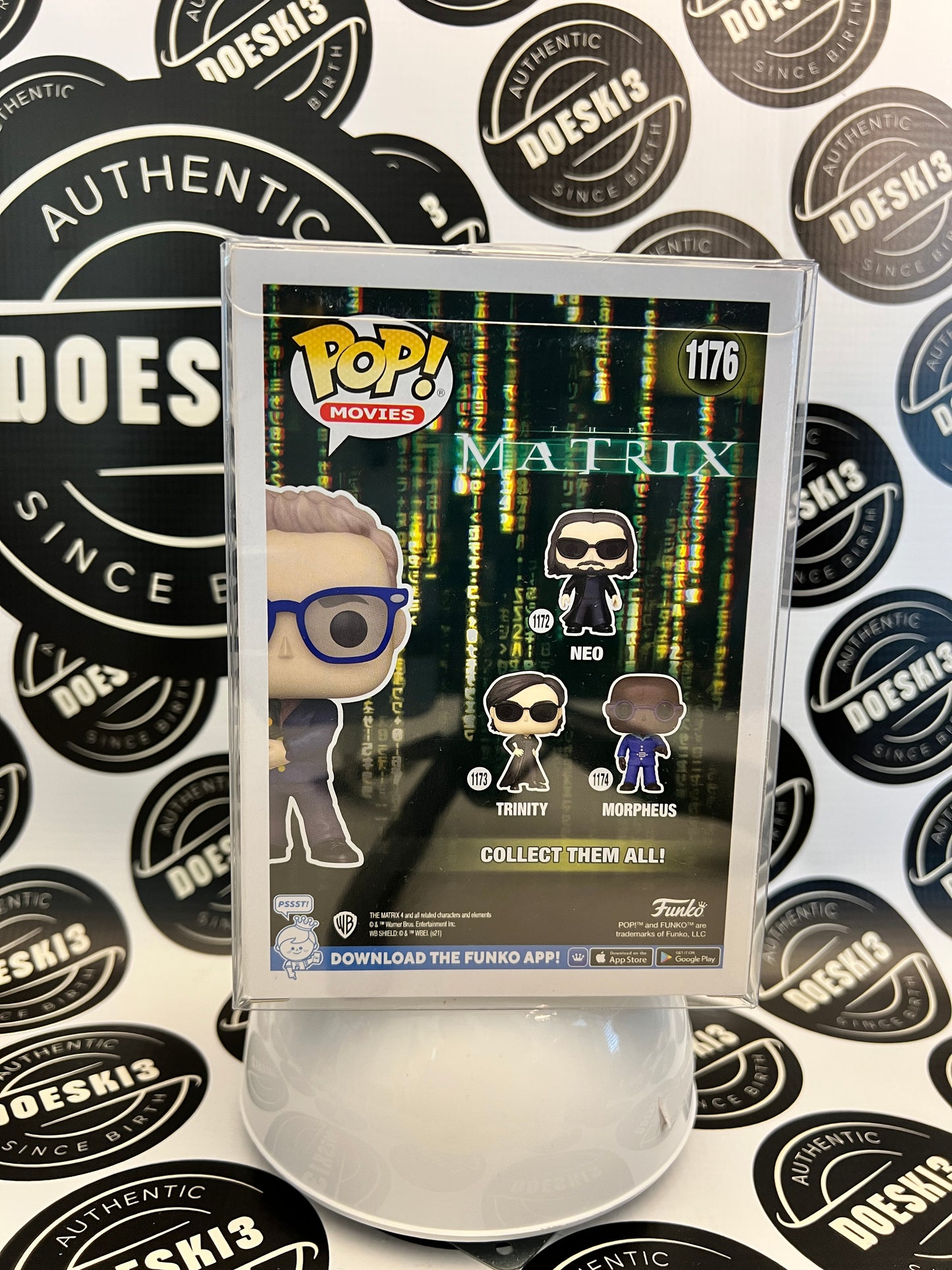 Funko Pop! The Matrix The Analyst #1176 (Walmart Exclusive)  W/Protector