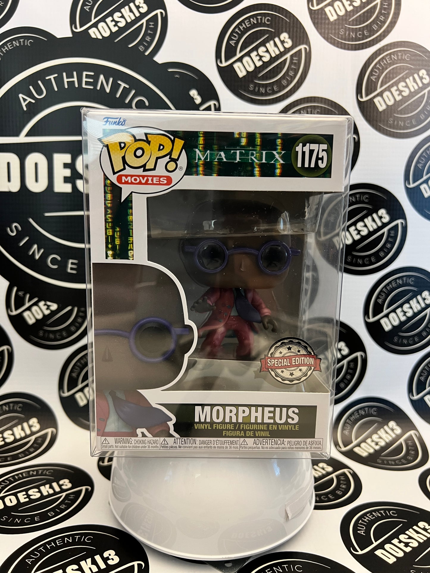 Funko Pop! Movies The Matrix Morpheus #1175 Resurrections Special Edition W/Protector