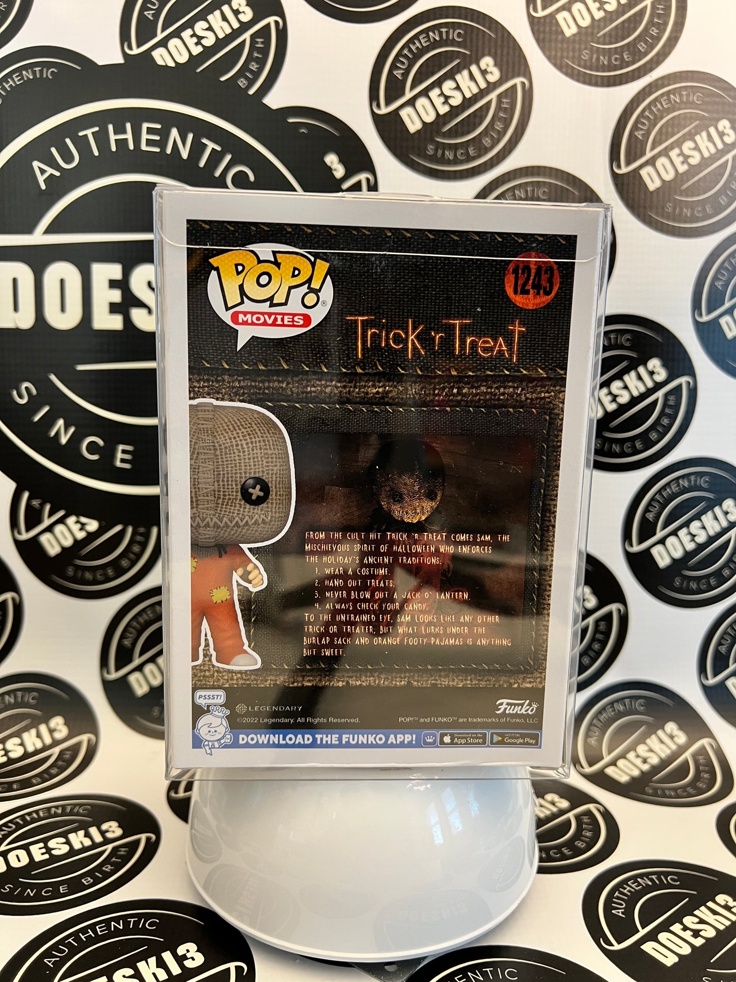 Funko Pop! Movies Trick r Treat Sam #1243 Funko Exclusive W/Protector 2pcs