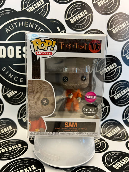 Funko Pop! Movies Trick r Treat Sam #1036 Flocked Spirit Exclusive W/Protector