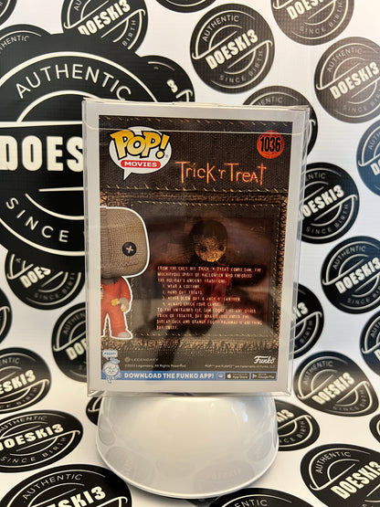 Funko Pop! Movies Trick r Treat Sam #1036 Flocked Spirit Exclusive W/Protector