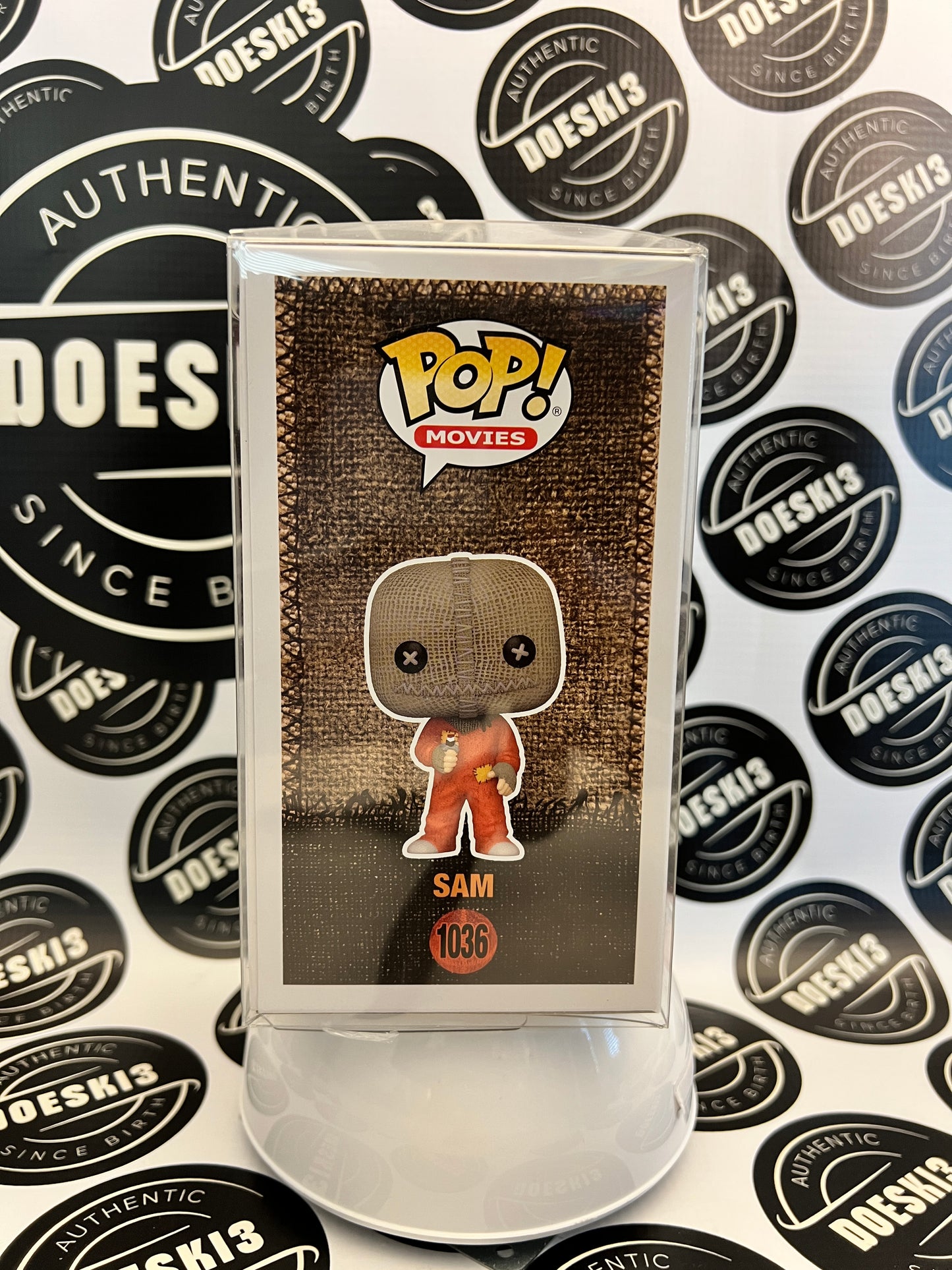 Funko Pop! Movies Trick r Treat Sam #1036 Flocked Spirit Exclusive W/Protector