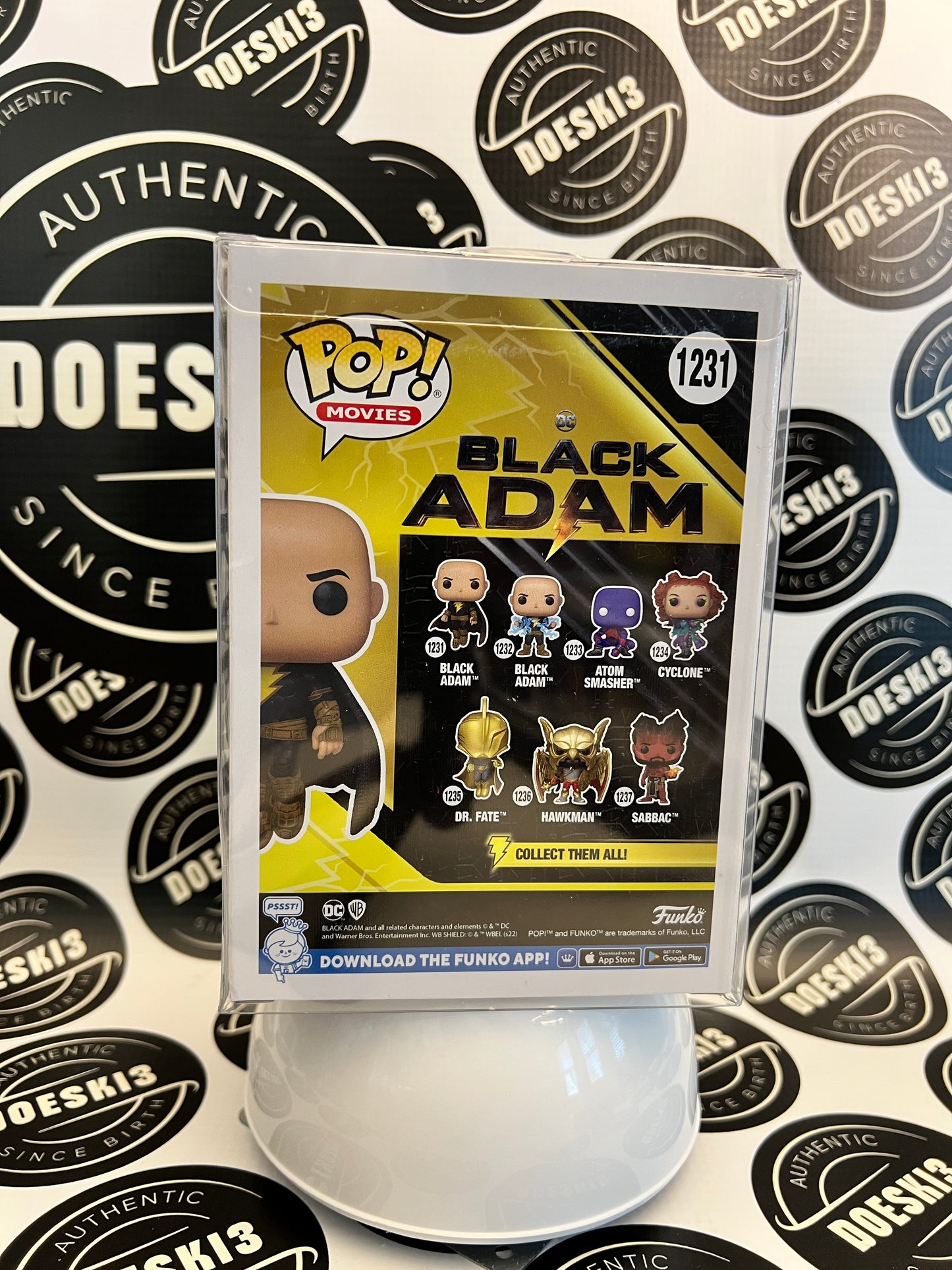 Funko Pop! Movies Black Adam #1231 W/Protector