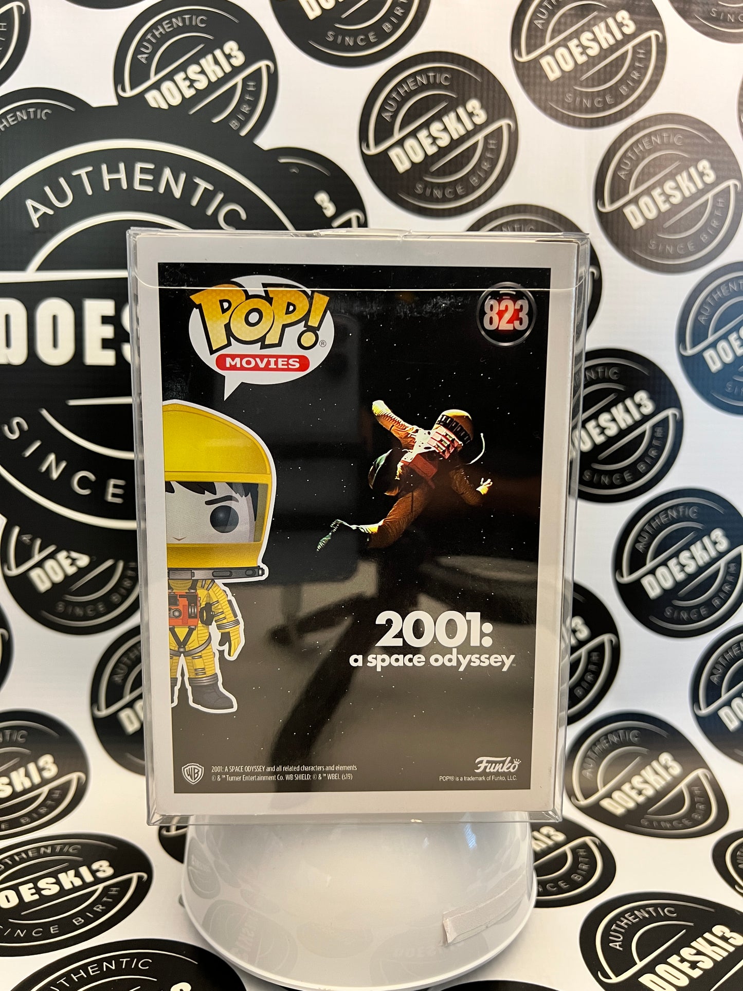 Funko Pop! Dr Frank Poole 2001 A Space Odyssey #823 2019 Fall Convention sticker W/Protector