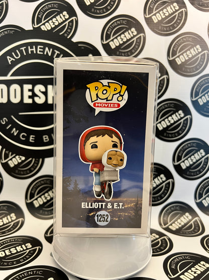 Funko Pop! Movies E.T.- Elliot & ET on Bike #1252 W/Protector