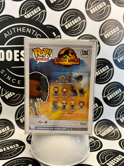 Funko Pop! Jurassic World Kayla #1268 2022 Fall Convention Limited Edition sticker W/Protector