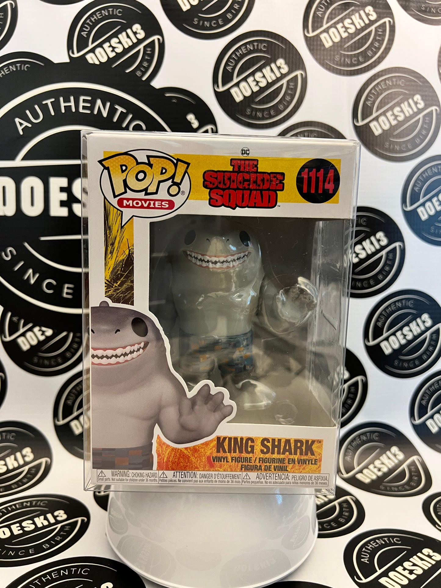 Funko Pop! The Suicide Squad King Shark #1114 W/Protector