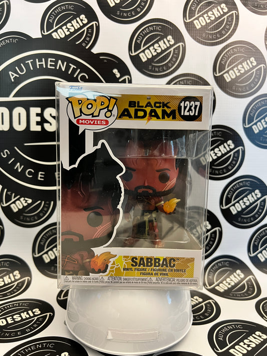 Funko Pop! Movies Black Adam Sabbac #1237 W/Protector