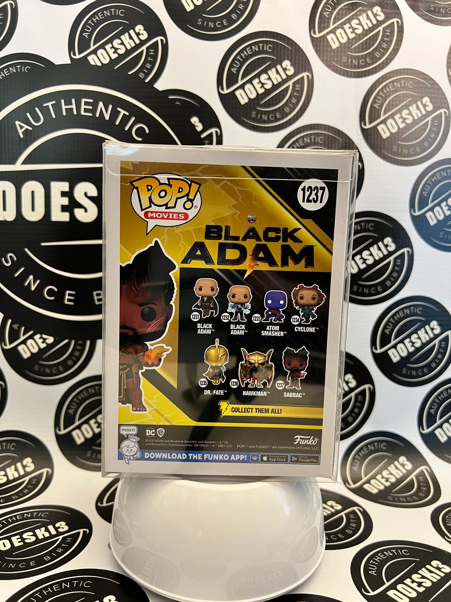 Funko Pop! Movies Black Adam Sabbac #1237 W/Protector