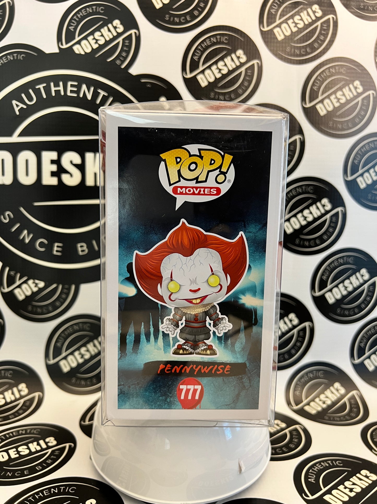 Funko Pop Movies IT Pennywise #777 Horror W/Protector