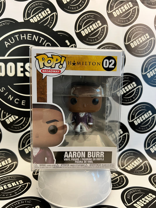 Funko Pop Broadway Hamilton Aaron Burr #02 W/Protector