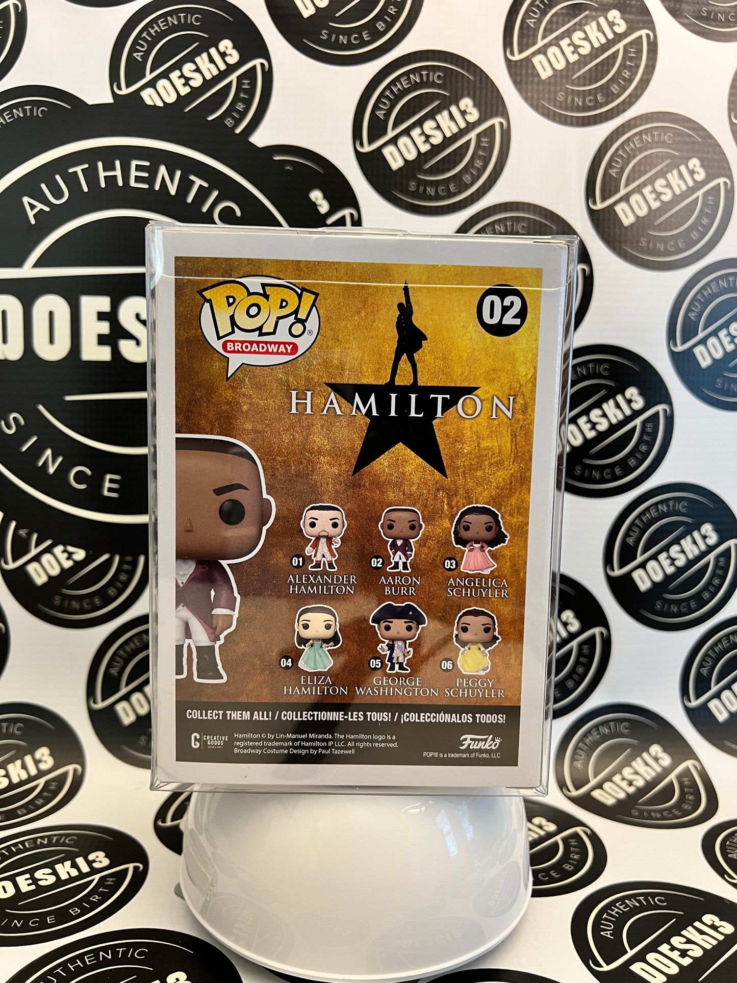 Funko Pop Broadway Hamilton Aaron Burr #02 W/Protector