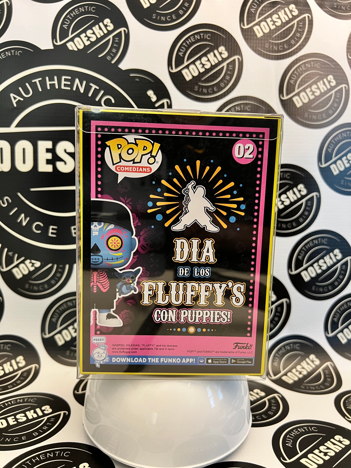 Funko Pop! Gabriel "Fluffy" Iglesias #02 BlackLight Comedians W/Protector