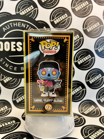 Funko Pop! Gabriel "Fluffy" Iglesias #02 BlackLight Comedians W/Protector